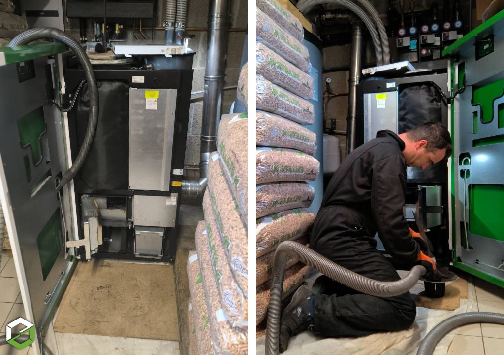 entretien chaudière à pellets OKOFEN PELLEMATIC COMPACT CHATEAUBOURG