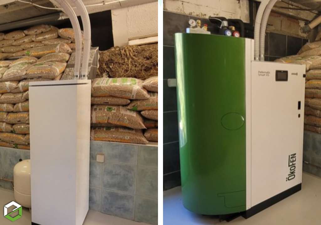 Installation d'une chaudière à granulés OKOFEN - Entreprise RGE QUALIBOIS