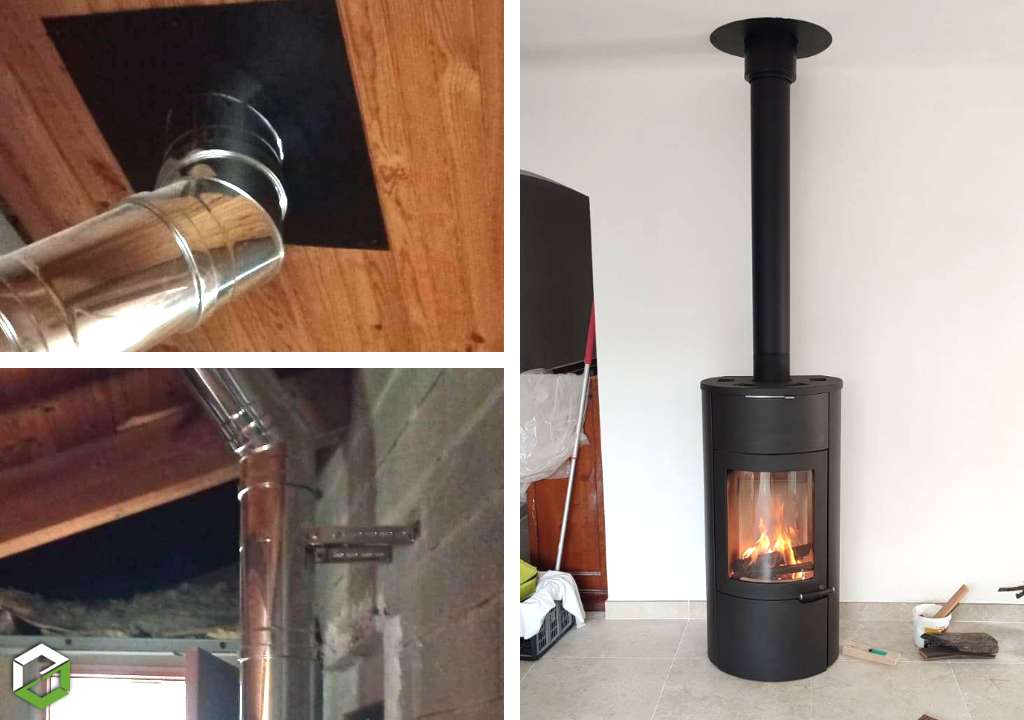 installation d'un poêle à bois austroflamm - entreprise qualibois rge