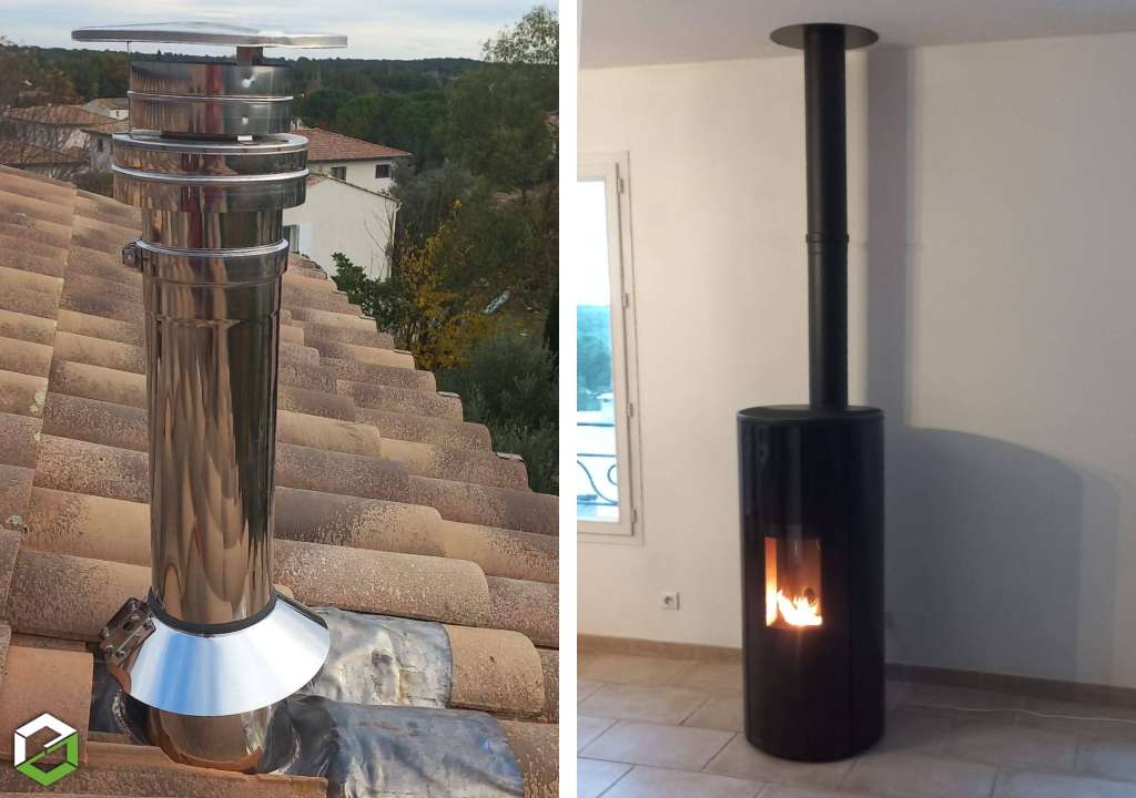 Consultez la chantier : mise en place d'un appareil de chauffage aux granulés de bois rika - entreprise rge qualibois 