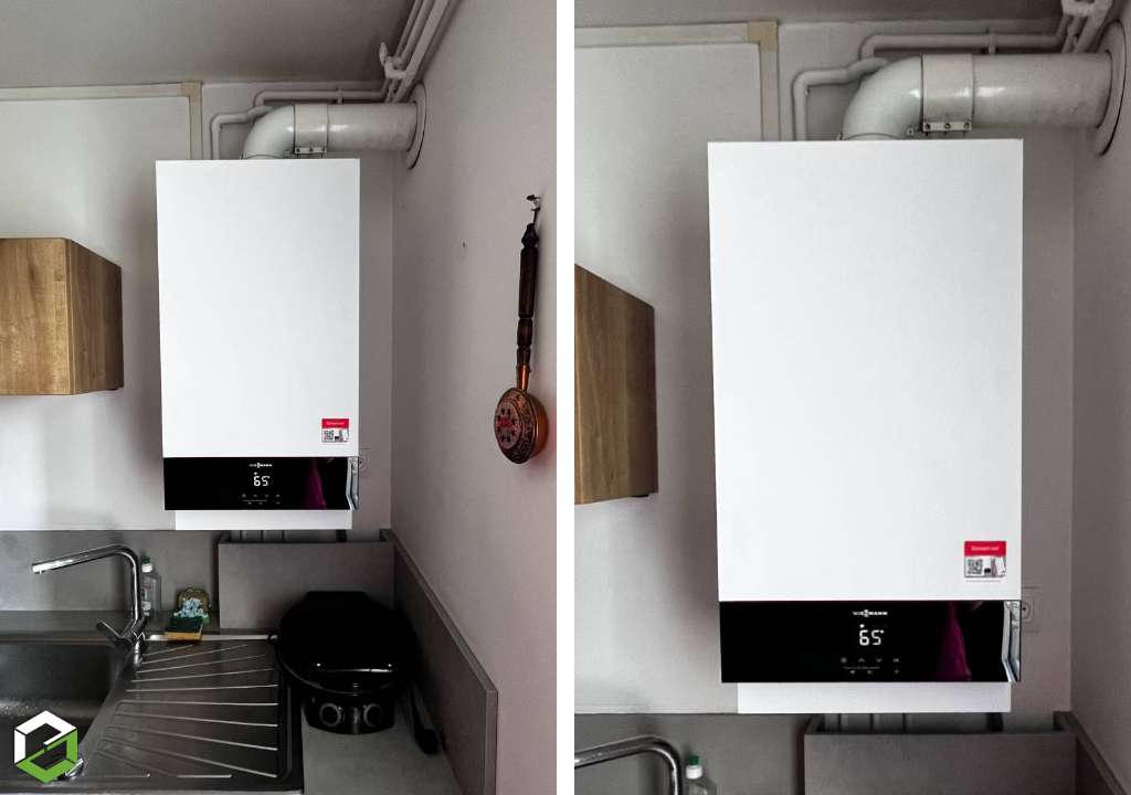 Consultez la chantier : artisan rge qualigaz - installation d'une chaudière gaz à condensation viessmann