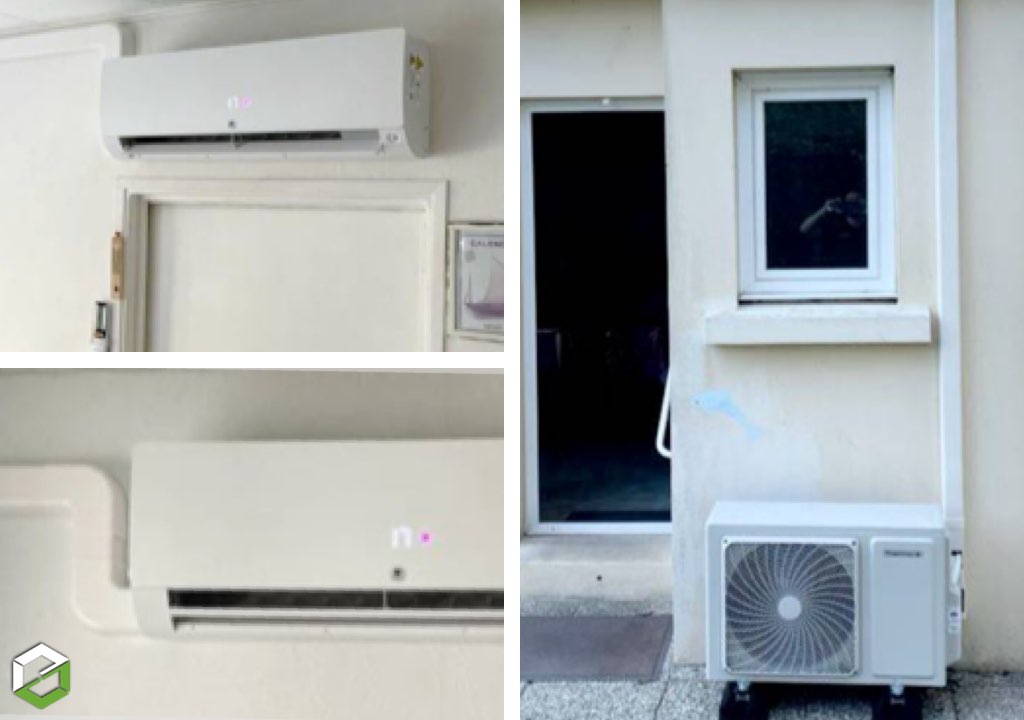 installation et mise en service d'une climatisation réversible thermor