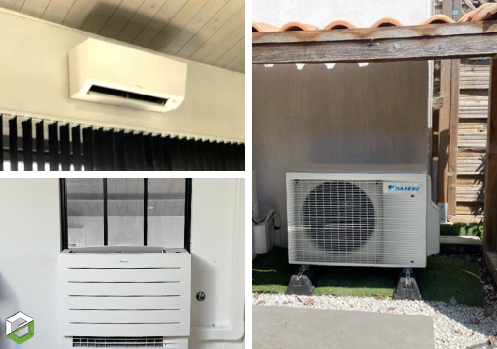Installation d'une pompe à chaleur air air Daikin Perfera - Entreprise RGE