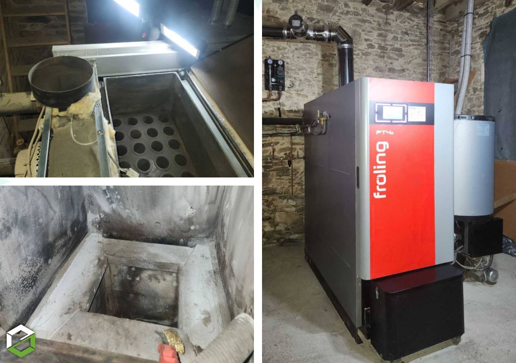 Entretien d'une chaudière à granulés Froling PT4e 150-Haute Vienne (87)