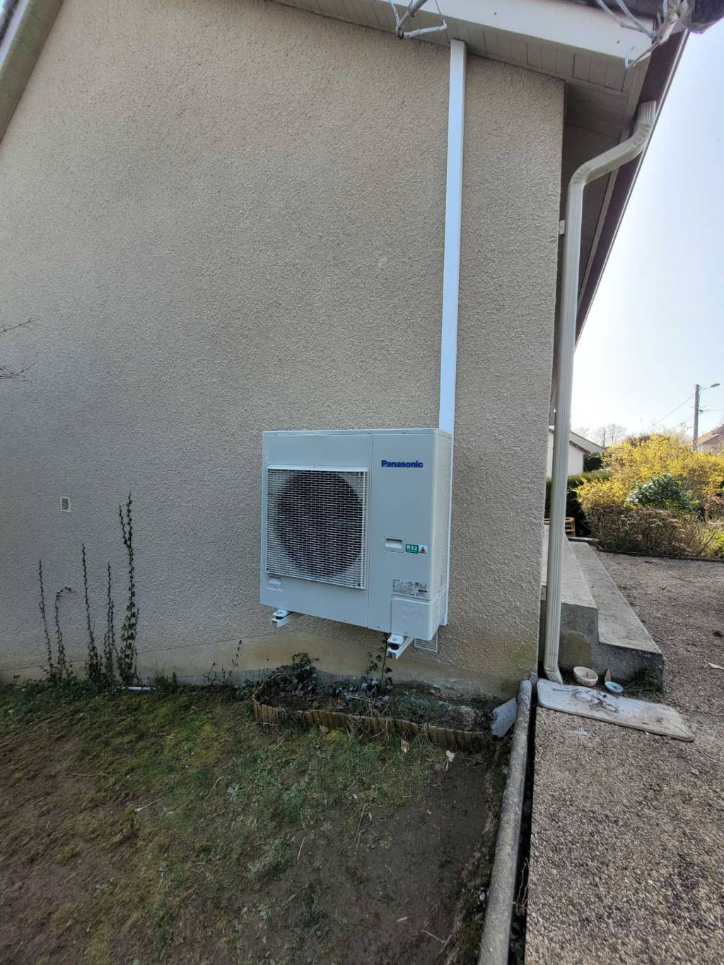 Installation d'une pompe à chaleur air/air Panasonic