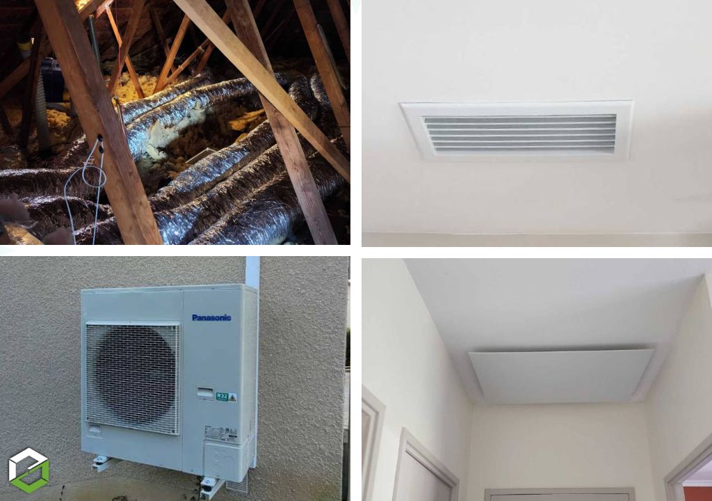 Installation d'une pompe à chaleur air/air Panasonic