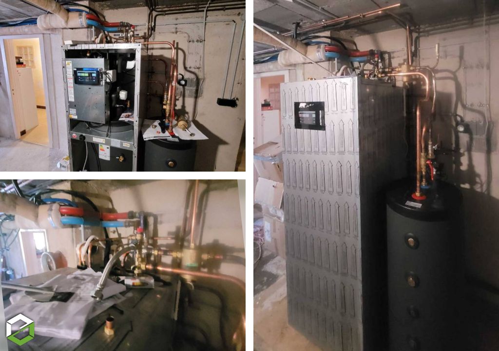 Installation d'une pompe à chaleur air eau Artkeos Baguio 4 Power 