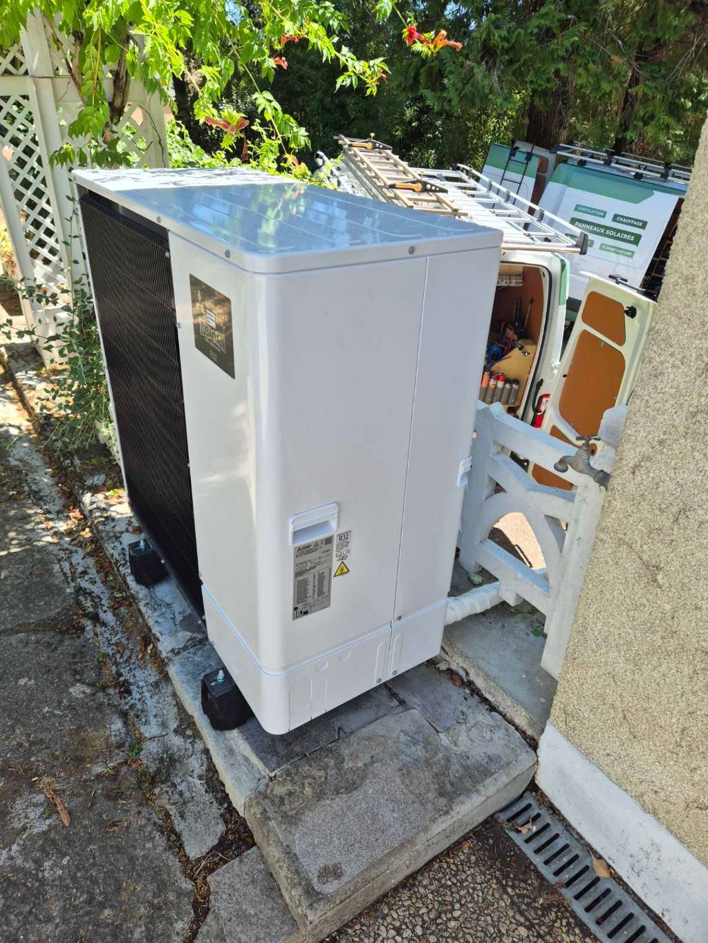 Installation d'une Pompe à chaleur air/eau 