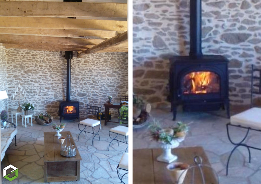 Installation d'un poêle à bois bûches JOTUL F500SE par un chauffagiste RGE QualiBois-Haute Vienne (87)