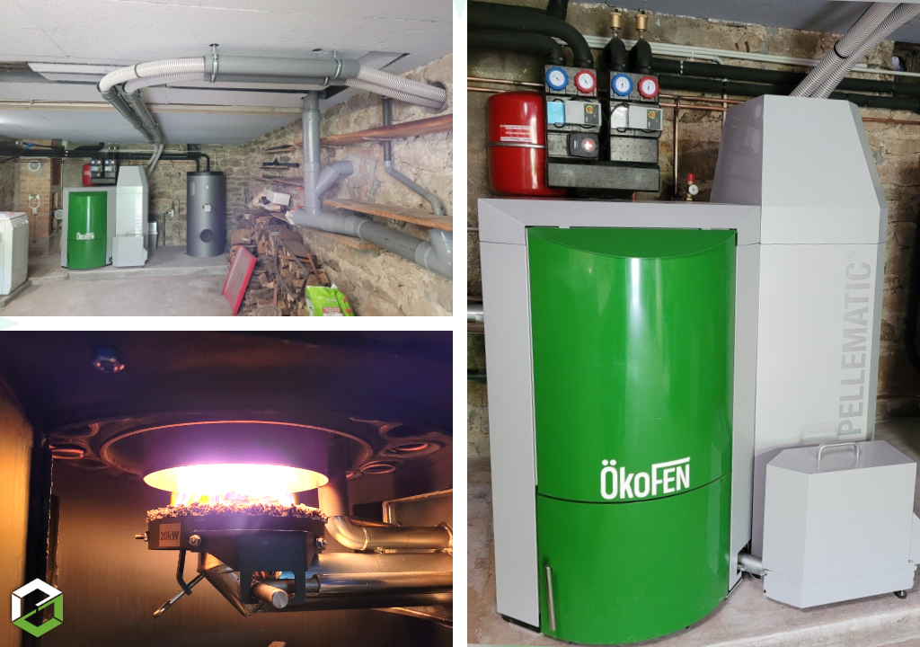 RGE QualiBois : Installation d'une chaudière Ökofen à granulés de bois pellets en remplacement d'une vieille chaudière fioul-Haute Vienne (87)