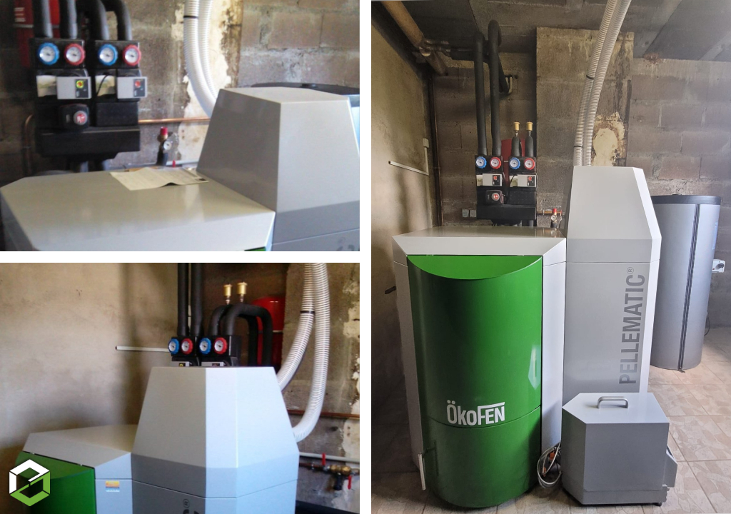 Installation d'une chaudière Ökofen à granulés de bois (pellets) en remplacement d'une chaudière fuel - chauffagiste RGE QualiBois-Haute Vienne (87)