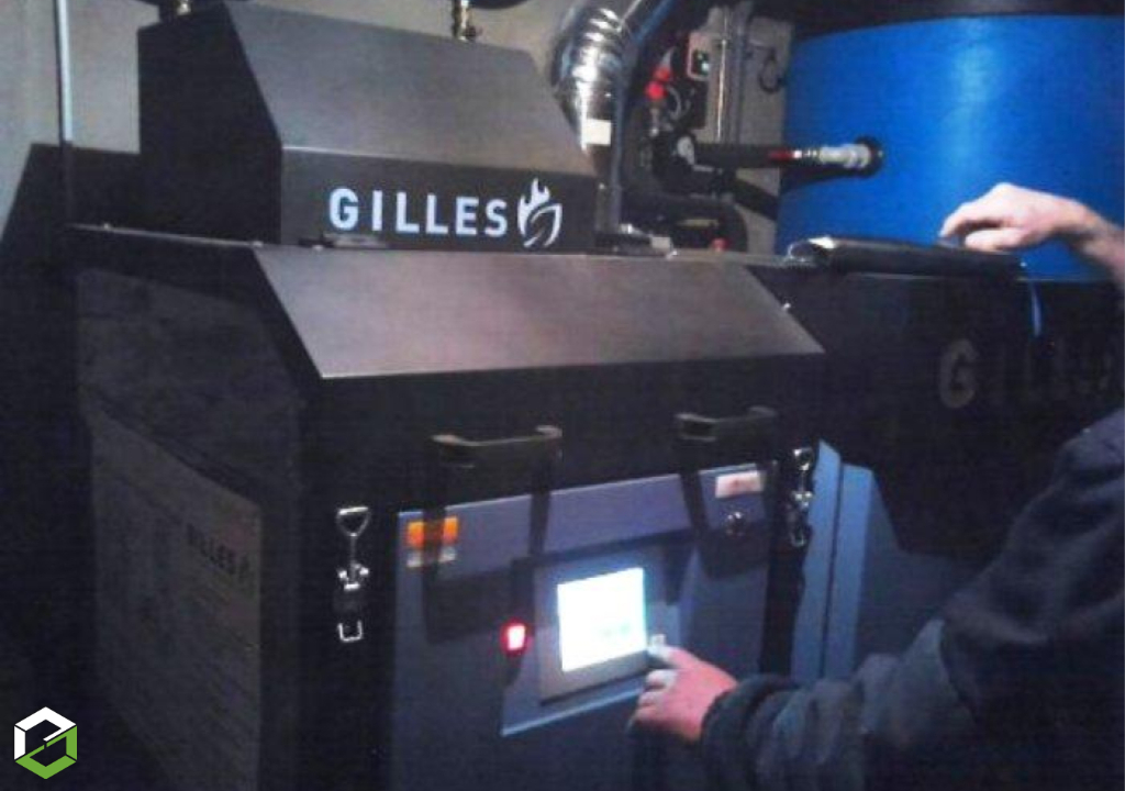 Ets Sardin Chauffage : Mise en place d'une chaufferie à granulés de bois (pellets) HS-FRANCE GILLES - chauffage au bois par un artisan RGE QualiBois