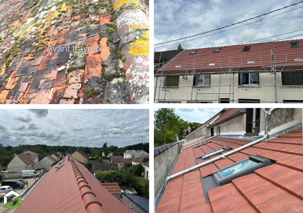 Rénovation d'une toiture en Seine-et-Marne par entreprise RGE