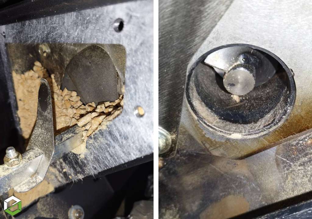 Sarl Ener'tech : Dépannage d'une chaudière pellets Froling PE1 défaut 