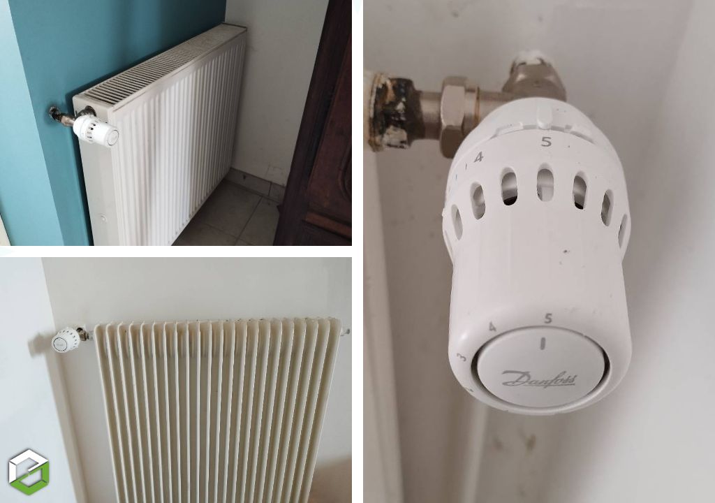 Sarl Ener'tech : Remplacement robinets radiateurs par robinets thermostatiques