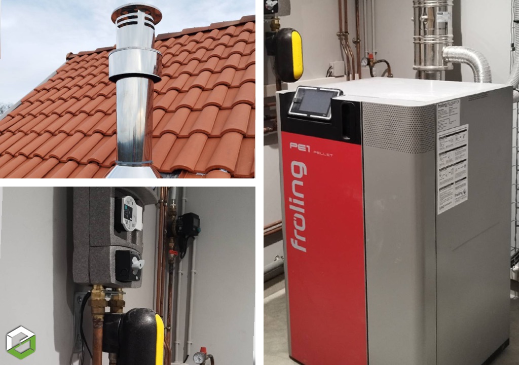Sarl Ener'tech : Installation chaudière granulés Froling par un installateur RGE Qualibois
