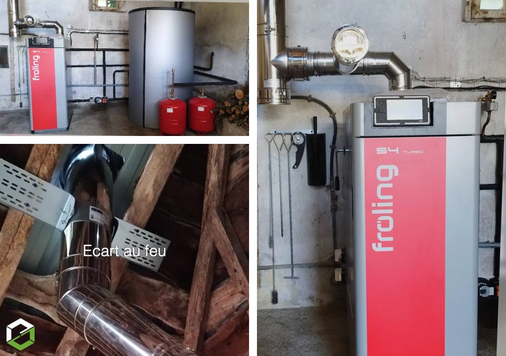 Sarl Ener'tech : Installation chaudière bûche Froling - Installateur RGE Qualibois eau