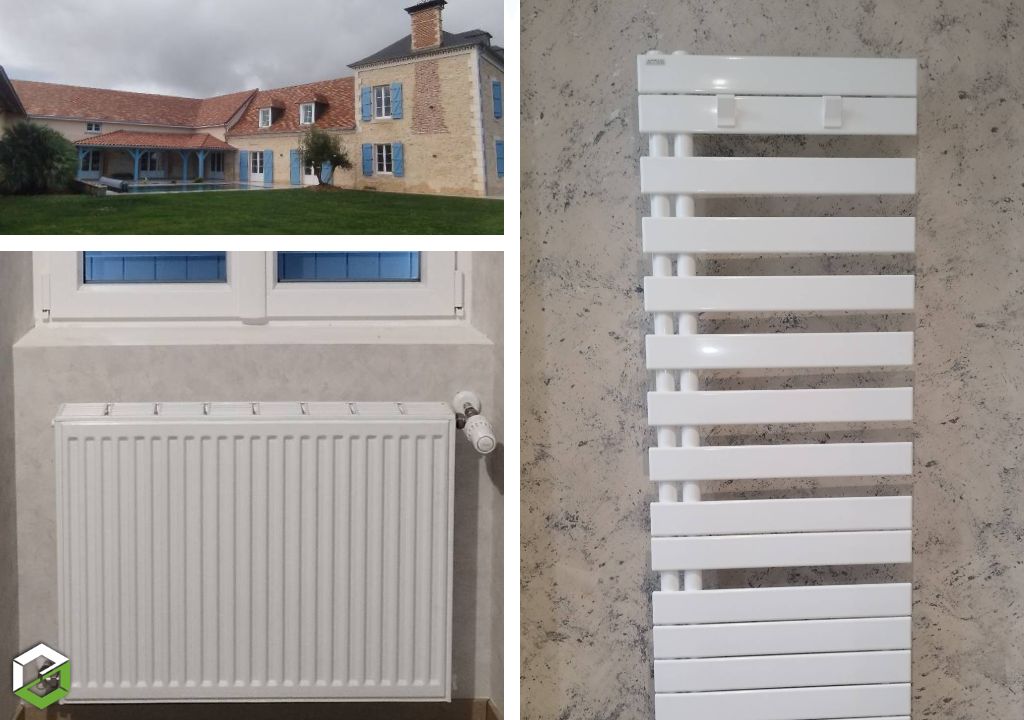 Sarl Ener'tech : Création d'un réseau de chauffage central avec radiateurs