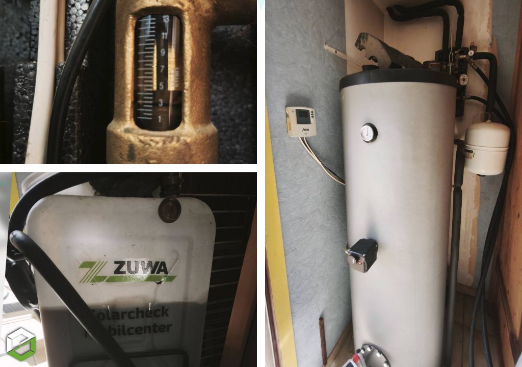 Remplacement de fluide caloporteur sur un chauffe eau solaire par un installateur RGE Qualisol