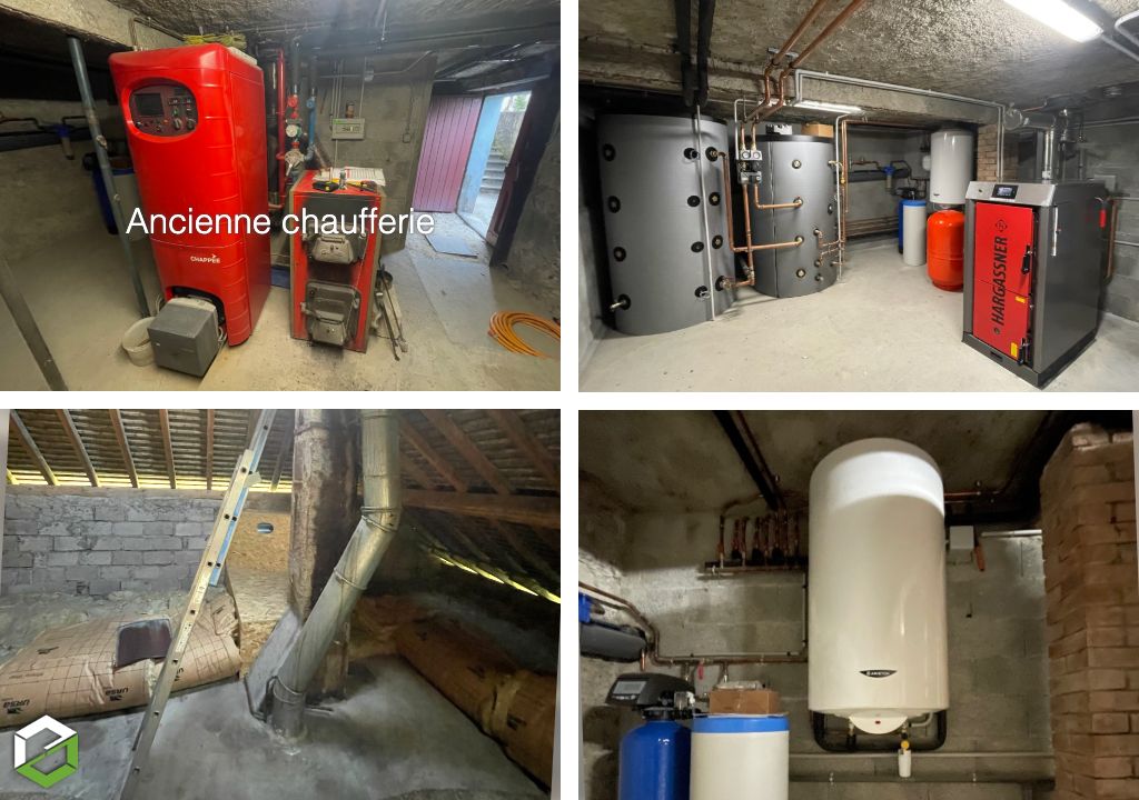 Remplacement d'une chaudière fioul par une chaudière bûches HARGASSNER SMART HV17