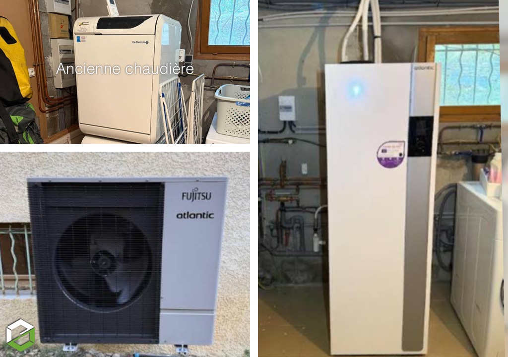 Remplacement d'une chaudière gaz par une Pompe à Chaleur ATLANTIC - QUALIPAC-Hérault (34)