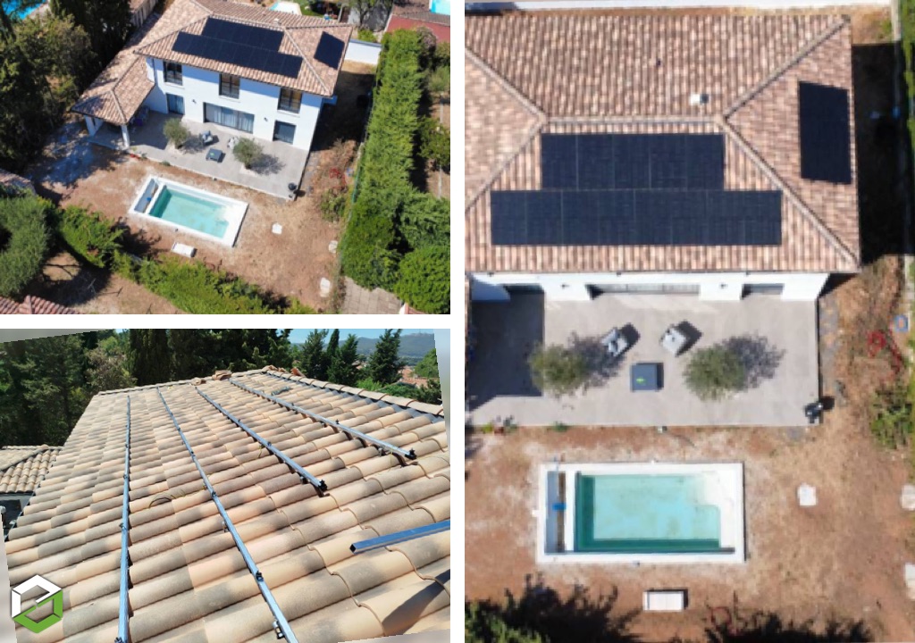 Installation d'une centrale photovoltaïque de 7,2kWc
