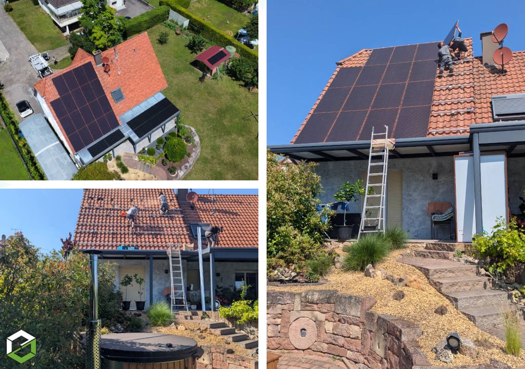 Centrale Solaire de 9kWc + 13,8 kWh de batterie à Rosheim (67)
