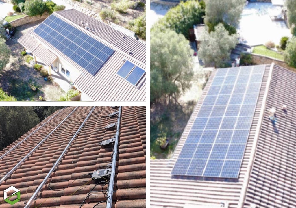 Installation solaire de 9,1kWc certifiée RGE QUALIPV36