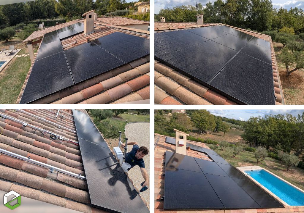 Superbe Installation Solaire de 13kWc + Batterie 14kWh à Seillans (83) Sud-Est