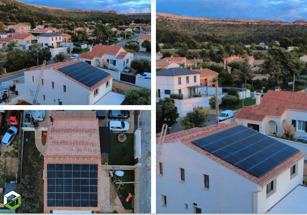 Projet solaire photovoltaïque de 9,09 kWc