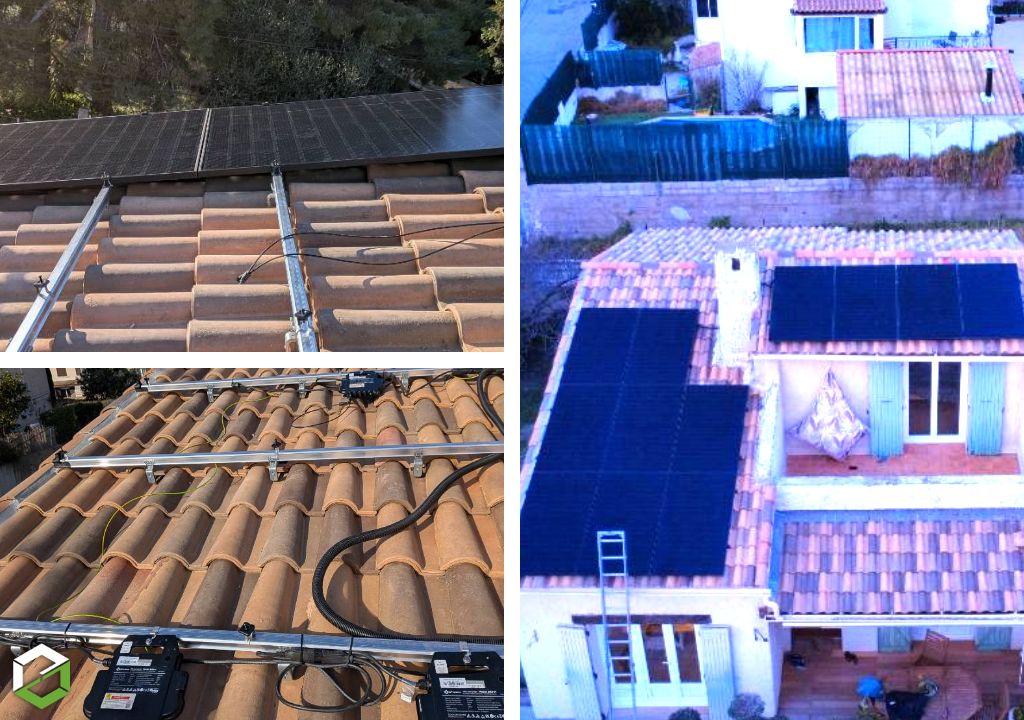 Nouvelle installation photovoltaïque de 6kWc avec Batterie de stockage - entreprise certifié RGE QualiPV