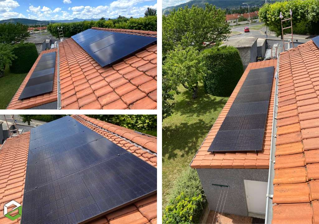 pose de panneaux solaires ckw solar en surimposition puissance crête 5,2 kw
