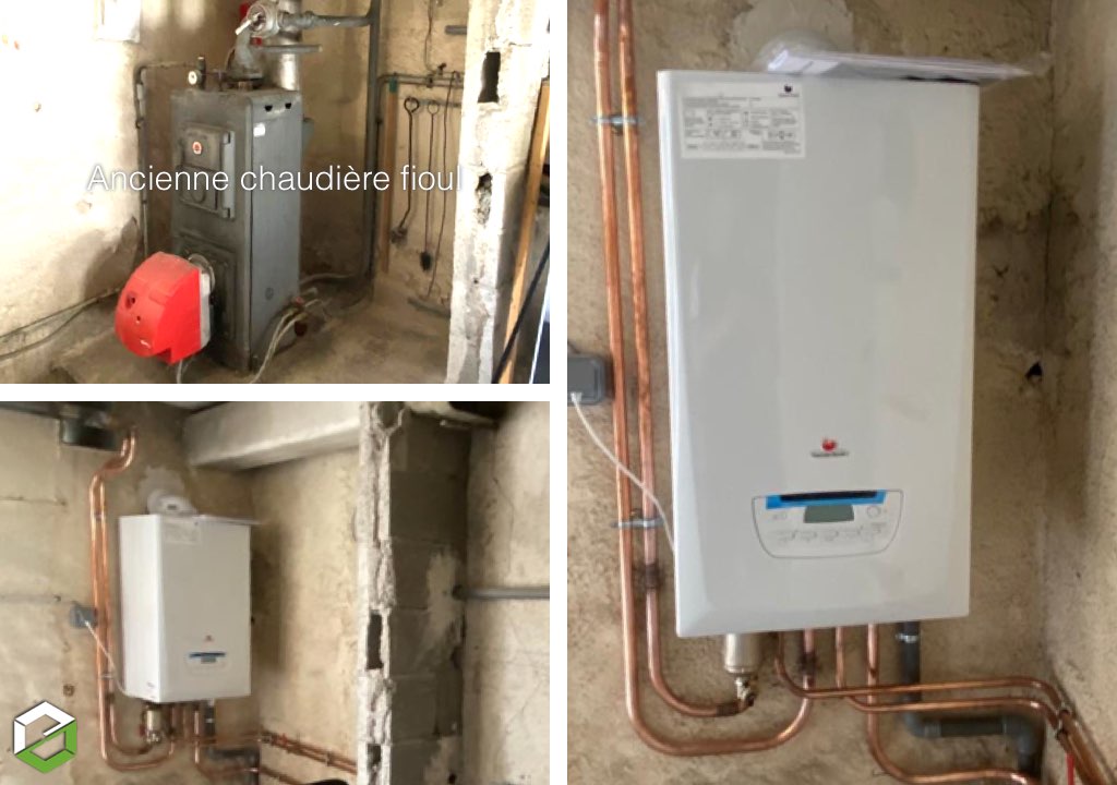 remplacement de chaudière fioul par chaudière htpe gaz