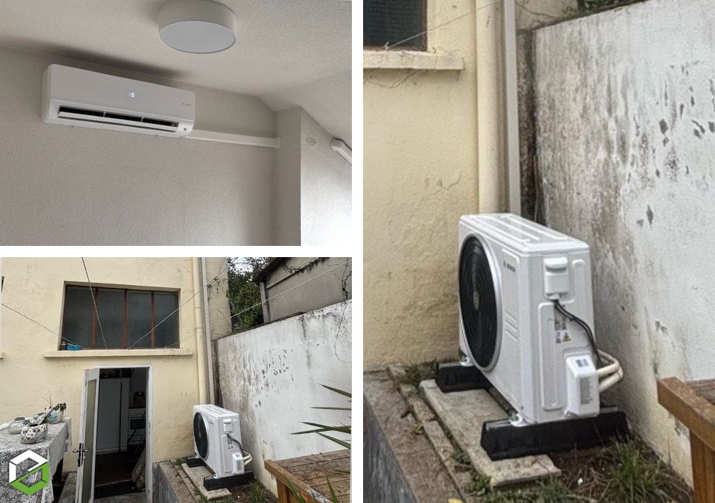 pose de climatiseur reversible bosch