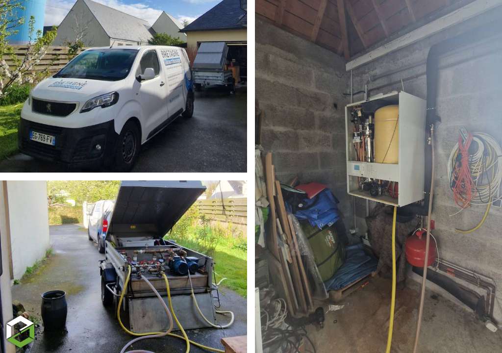 désembouage plancher chauffant et circuit de radiateurs