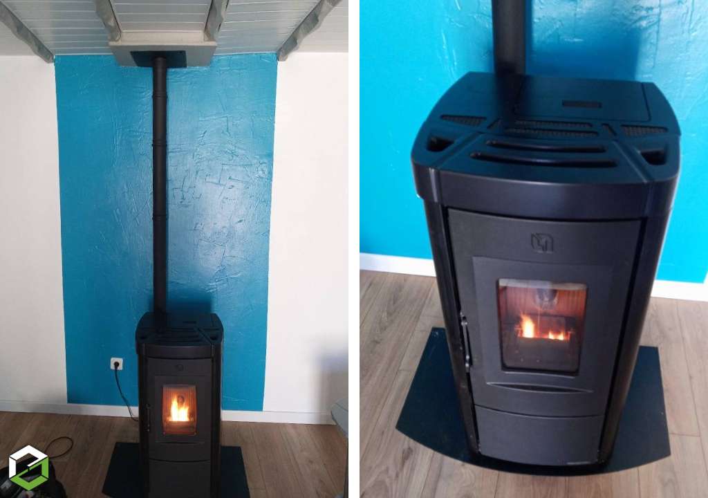 Consultez la chantier : entretien complet d'un poêle à granulés de bois la nordica extraflamme moira sp