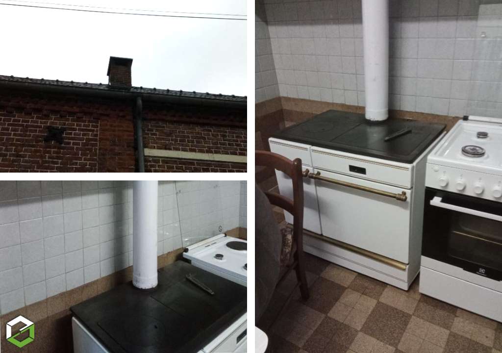 Consultez la chantier : entretien complet d'une cuisinière à bois - entreprise rge qualibois