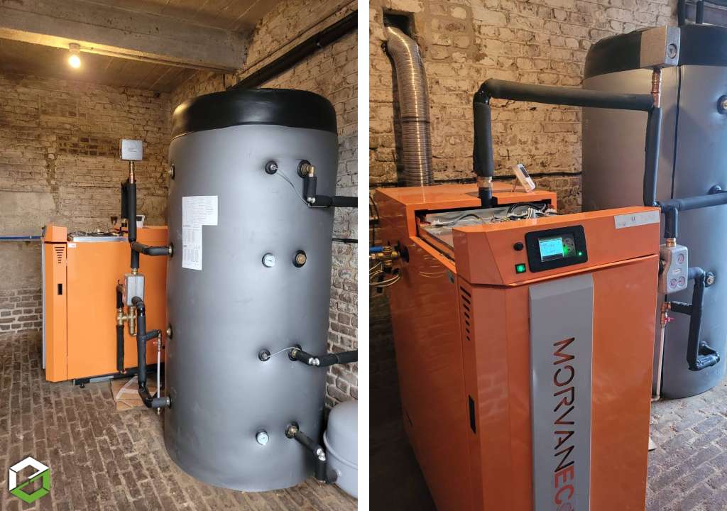 mise en service d'une chaudière à bois morvan - entreprise rge qualibois 