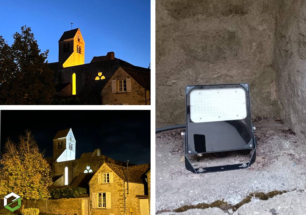 Éclairage LED performant pour monument public