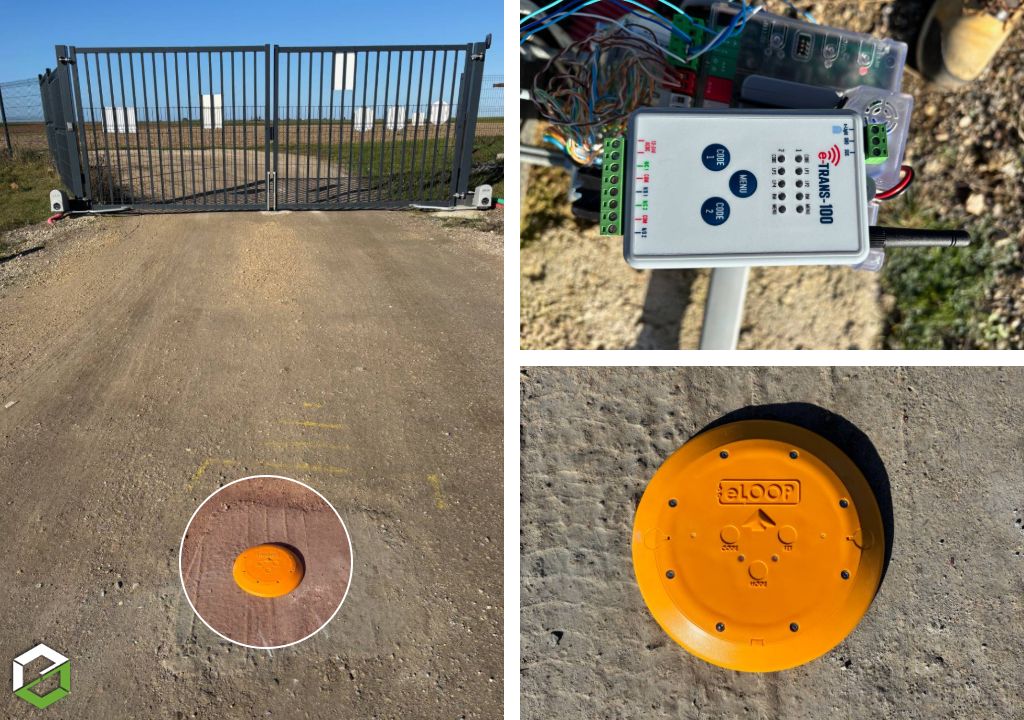 ouverture automatique de portail par boucle de sol radio ELOOP :