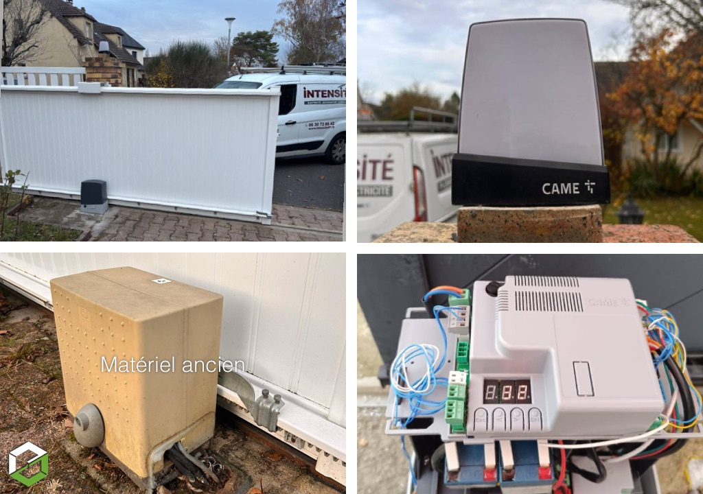 Remplacement de motorisation de portail coulissant CAME 