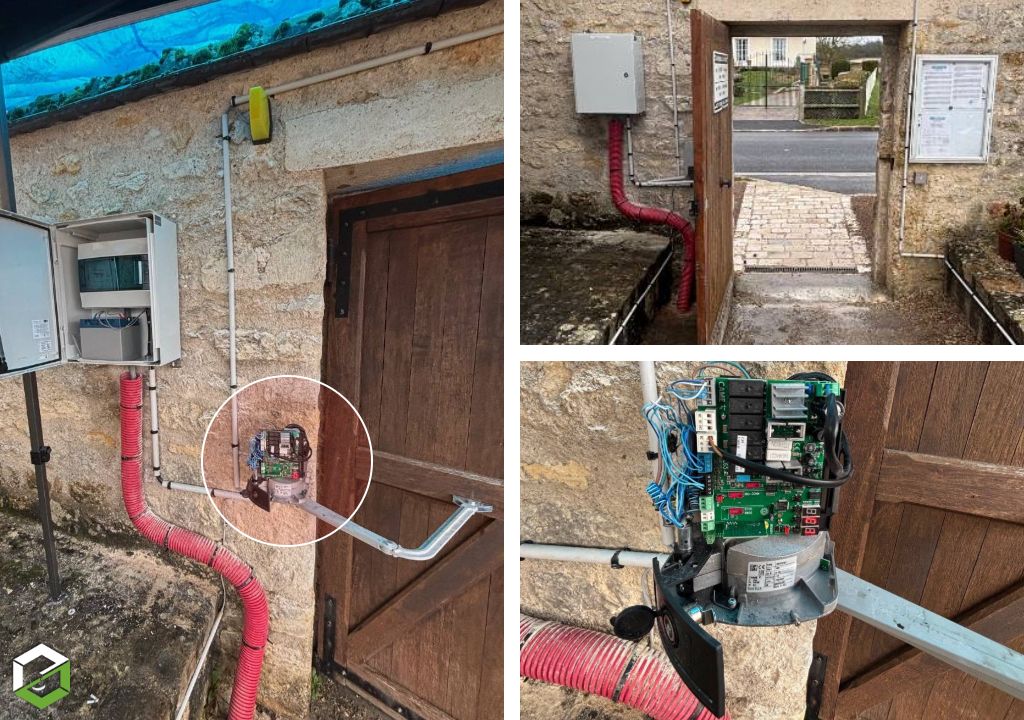 Contrôle d'accès autonome CAME FAST pour un cimetière  