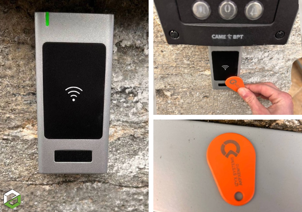 Contrôle d'accès sécurisé par badges d'une mairie et écoles