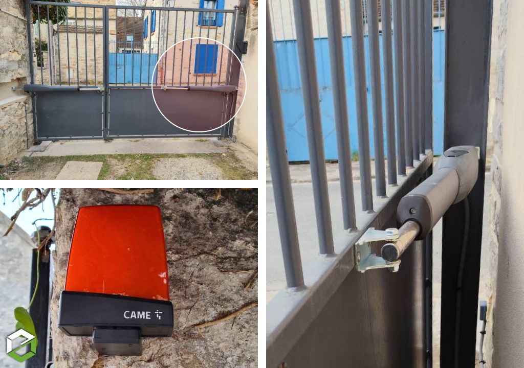 Kit de motorisation de portail CAME connecté wifi
