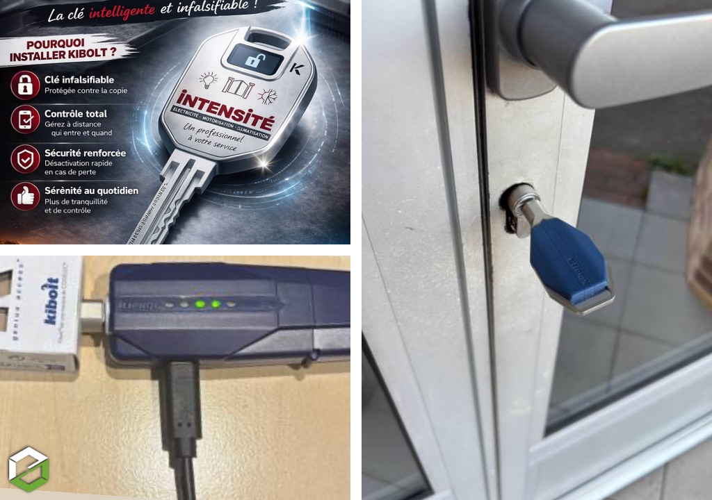 Système de clé unique électronique sécurisé KIBOLT-Essonne (91)
