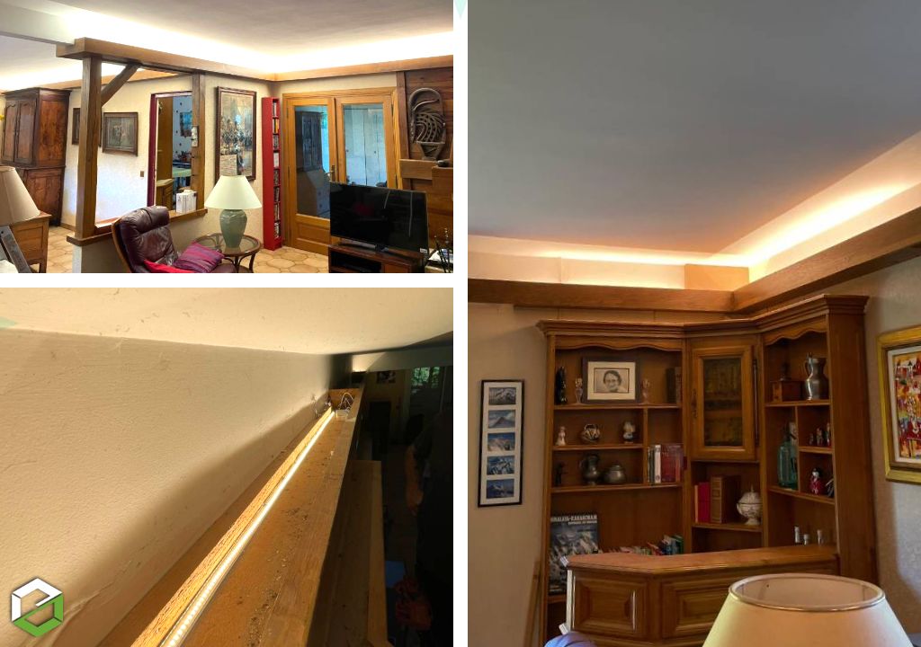 Modernisation de l'éclairage avec des rubans LED 