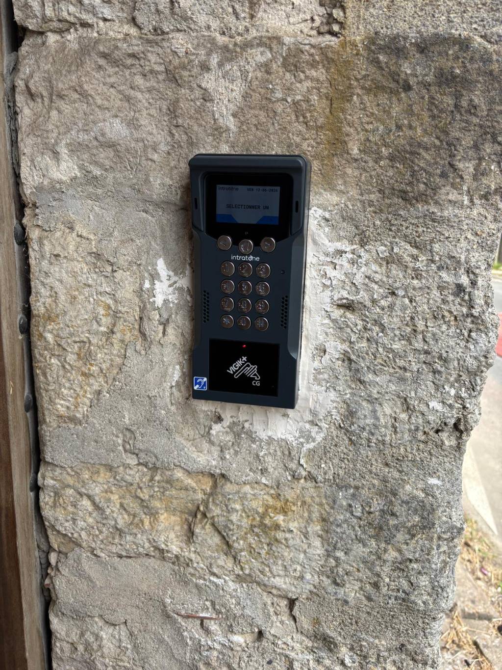 Vidéophone sans fils connecté 4G INTRATONE par intensité 91