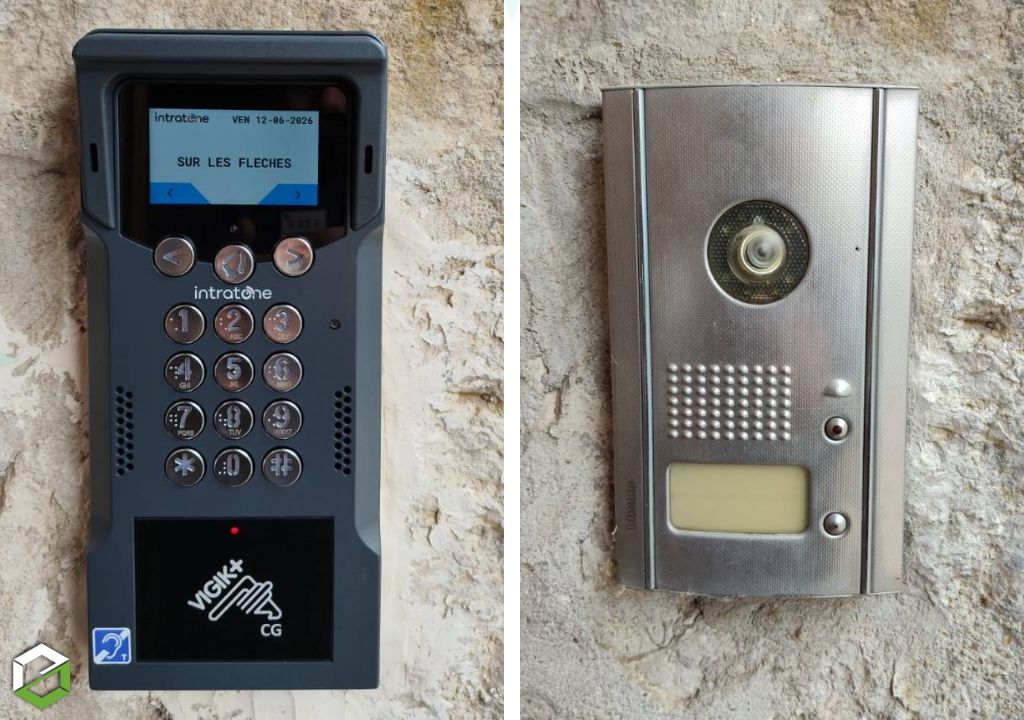 Vidéophone sans fils connecté 4G INTRATONE par intensité 91