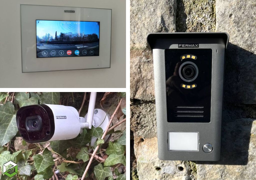 Vidéophone connecté wifi avec caméra additionnelle FERMAX 