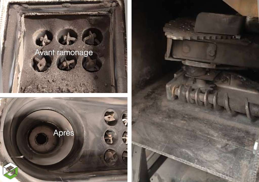 maintenance d'une chaudière à granulés okofen dans l'hérault